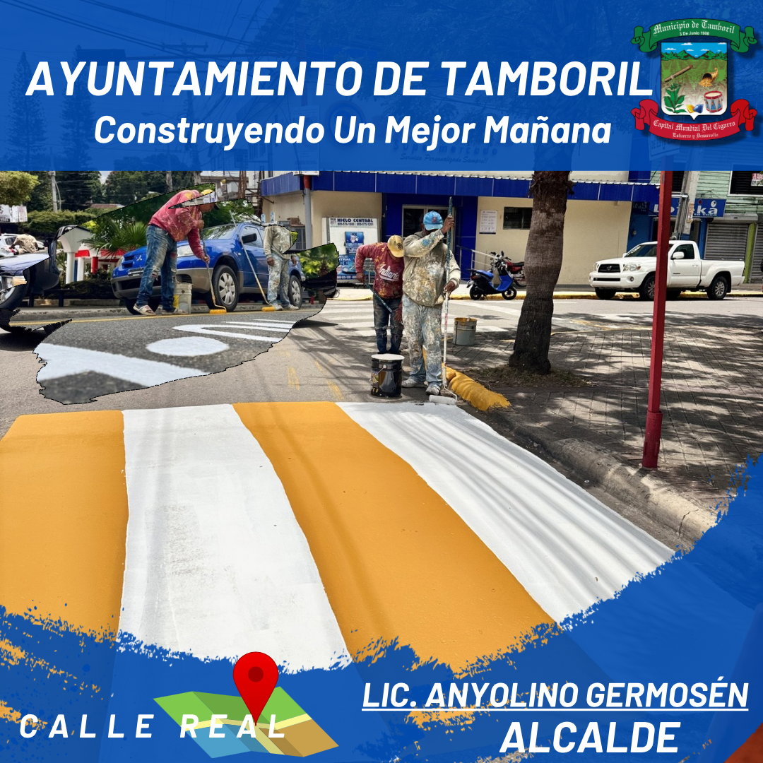 Brigada del Ayuntamiento realiza mantenimiento de señalización vial