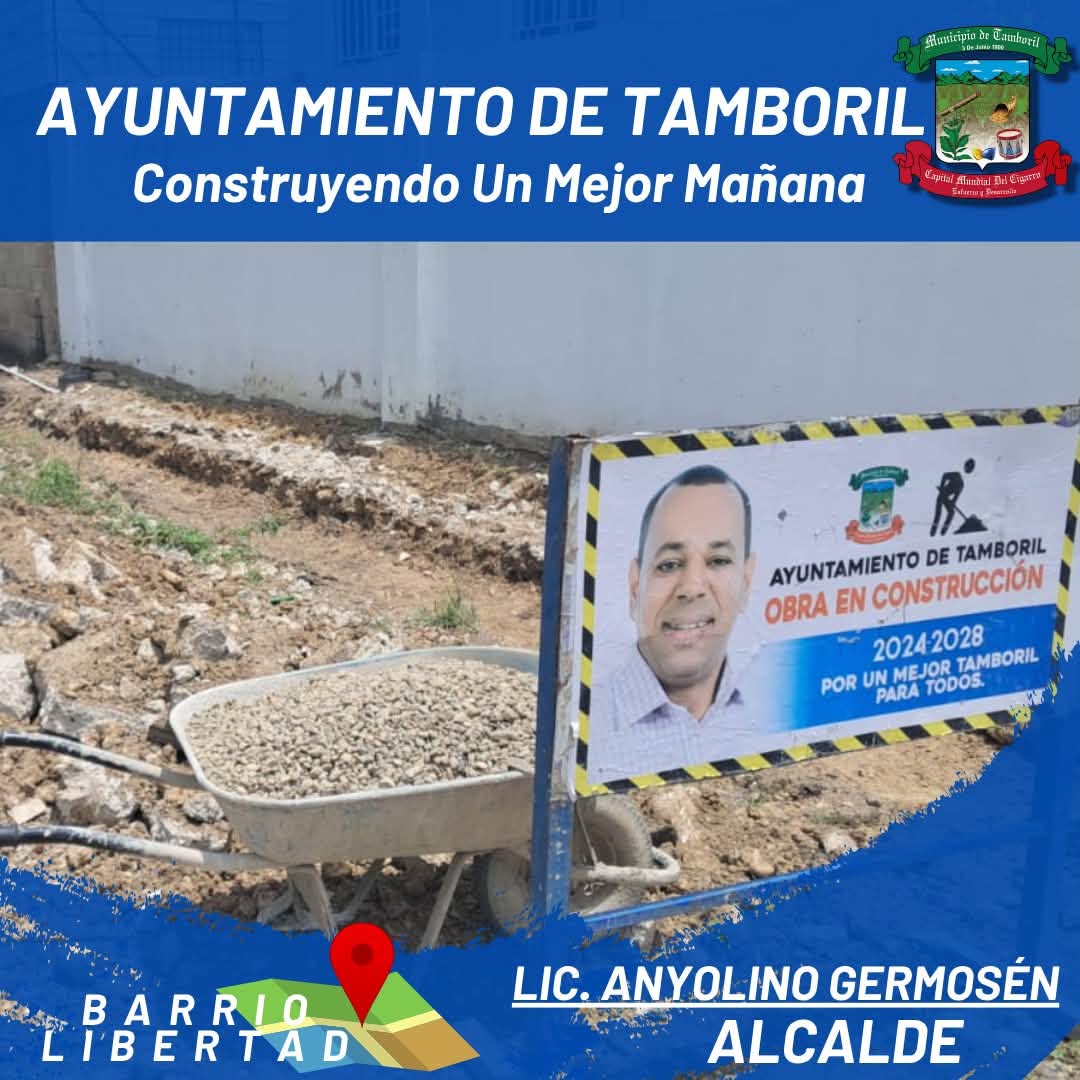 Los trabajos continúan avanzando en el Barrio Libertad.